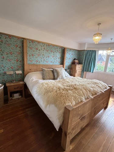 Super king plank bed - super,