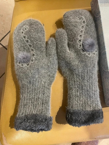 Luxury wool lady - wool, mittens