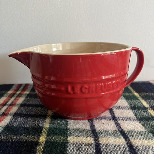 Creuset red batter - le, bowl