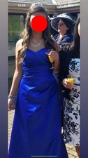 Royal blue bridesmaid prom