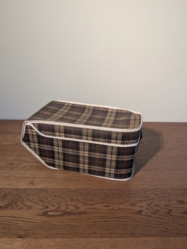 Vintage brown tartan raleigh - vintage,