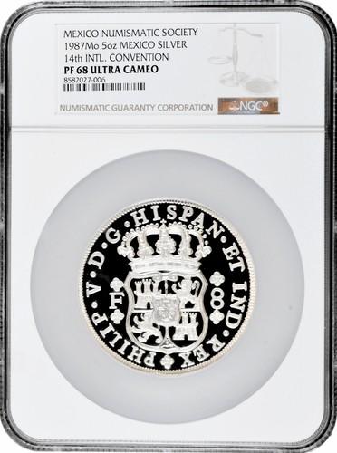 Mexico onza 1987 ngc - 1987, mo,