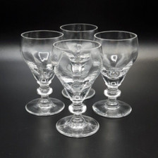 4x Crystal Glass 7.5cm Liqueur