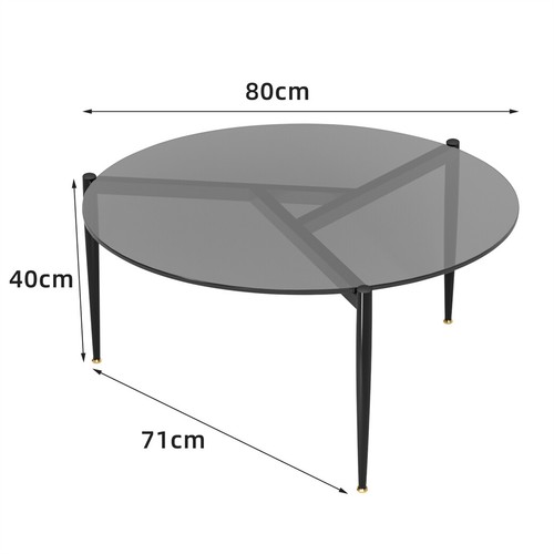 Large round tempered glass - tempered,