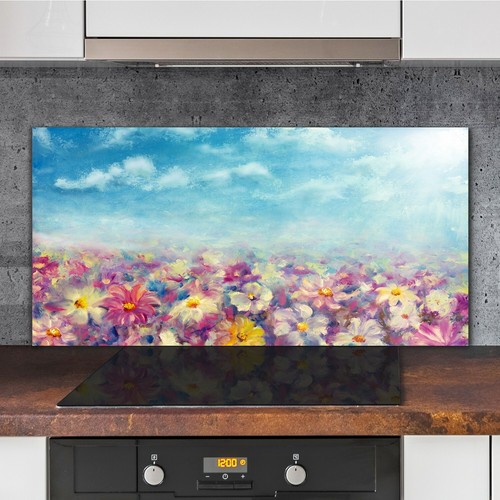Painting floral flowers - flowers, field
