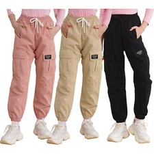 Kids Girls Cargo Jooger