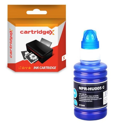 Cyan 100ml non oem pigment - cyan, ink