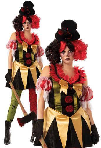 Evil clown ladies - clown, halloween