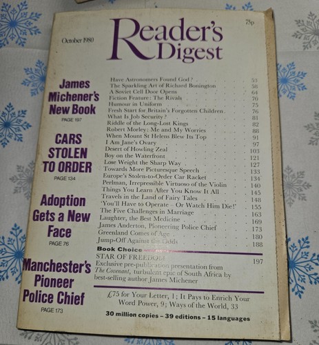 Reader digest magazine - reader’s,