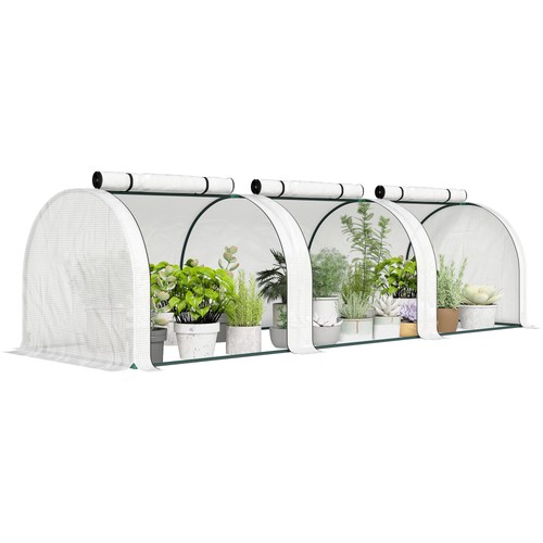 Outsunny tunnel greenhouse - tunnel,