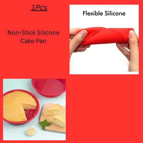 Silicone cake tin round - round, mould