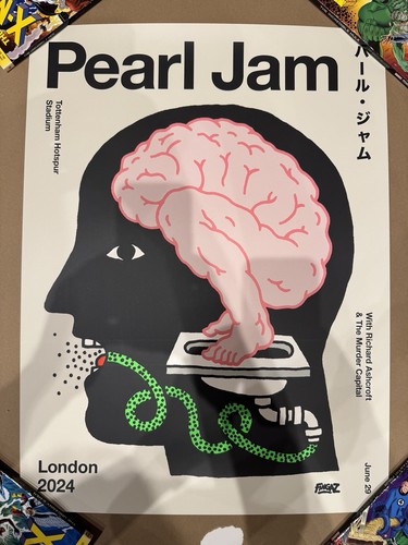 Pearl jam london 2024 - london, poster