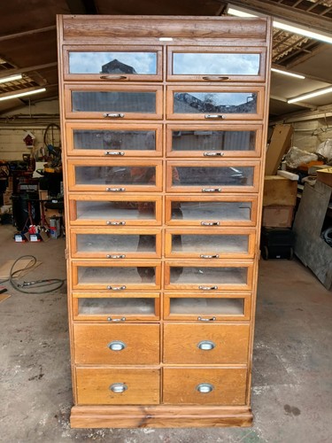 Large vintage oak - vintage, haberdashery