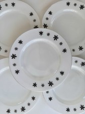 5 x JAJ Pyrex Snowflake Pyrex