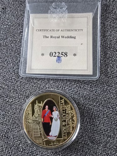 The royal wedding 2011 coin - wedding,