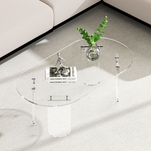 Oval acrylic coffee - oval, table