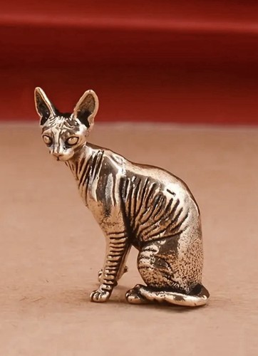Brass statuette bald - brass,