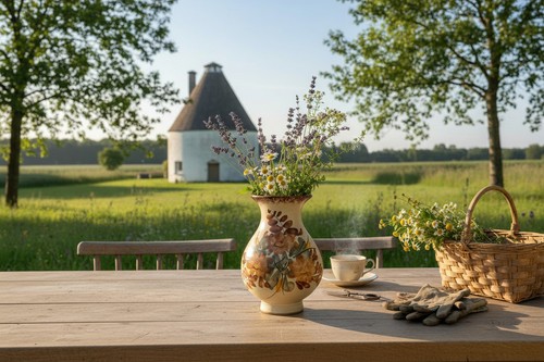 Vintage rye pottery - vintage,
