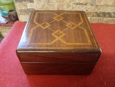 Antique Mahogany Sowing Box.   Fabulous Condition