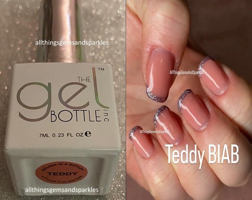 Teddy the gel bottle biab