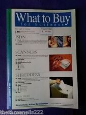 WHAT TO BUY FOR BUSINESS #185 - SHREDDERS - AUG 1996