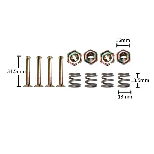 Brake shoe hold - brake, down