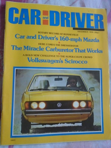 Car driver dec 1974 - &,
