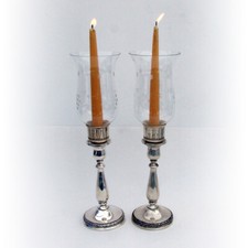 Prelude Hurricane Lamps Pair