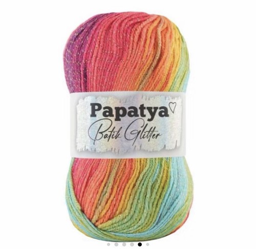 Papatya batik glitter yarn - papatya,