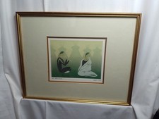 ioyan mani The Love Flute Picture Signed Print Native Canadian Artist