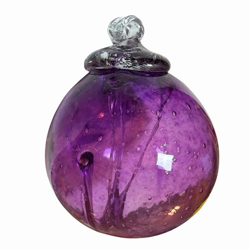 Hand blown amethyst purple - blown,