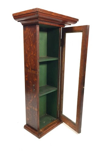 Antique wooden oak glass shop - wooden,