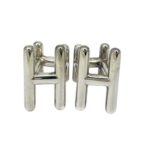 Hermes silver logo - silver,