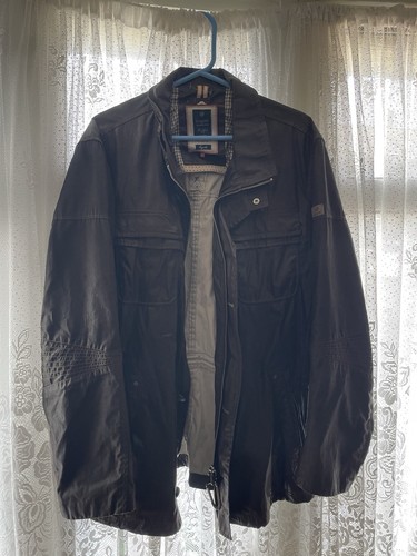 Bugatti leather coat - leather, with