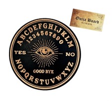 Wooden Ouija board, black eye