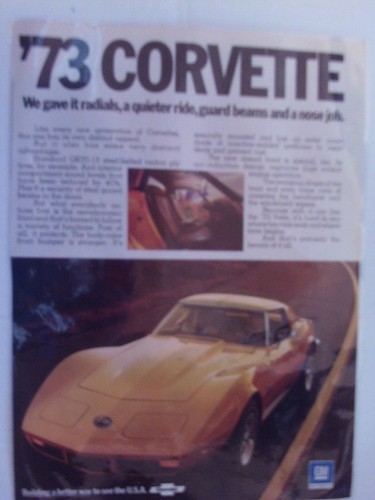 1973 corvette stingray coupe - corvette, coupe"