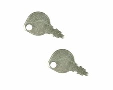 2x LAWNMOWER ELECTRIC START KEY IGNITION METAL TORO HUSQVARNA BRIGGS & STRATTON