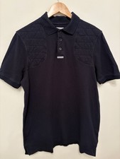 Musto Navy polo shirt quilted