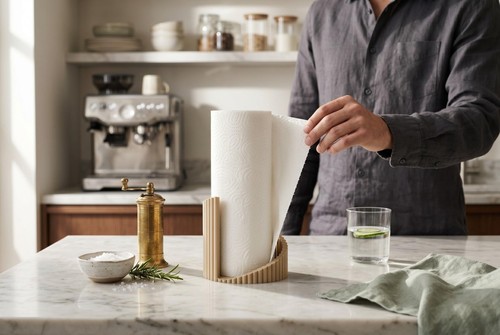 Modern paper towel holder - paper,