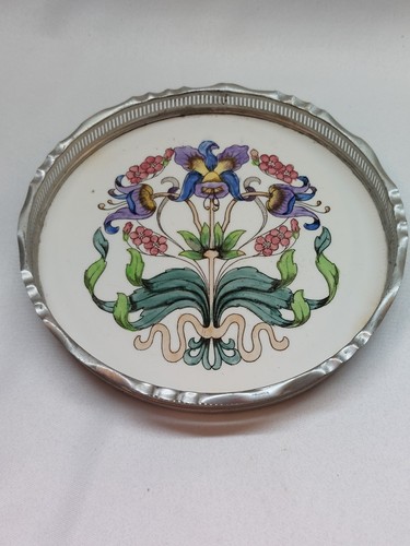 Antique french plate - antique, coaster