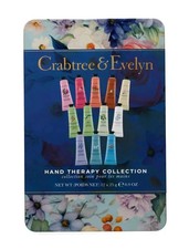 Crabtree & Evelyn Hand Therapy Collection Cream Gift Pack Tin - New (12 x 25g)