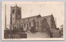 Parish Church Heanor, Derbyshire - Artistic Series Sepia Postcard c.1918