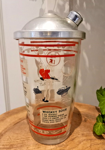 Vintage glass and - glass,