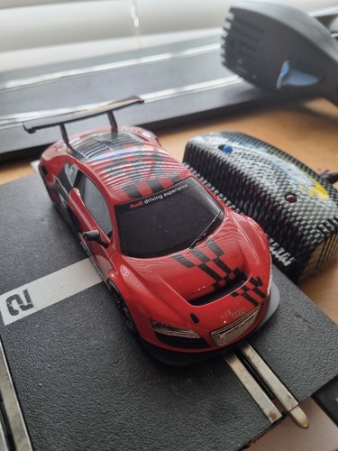 Scalextric red audi - scalextric,