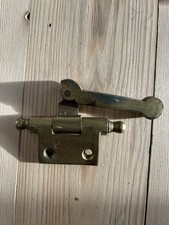 ANTIQUE BRASS FRENCH WINDOW/