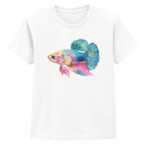 Colourful rainbow betta - colourful, fish
