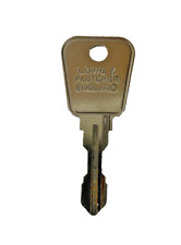 Lowe & Fletcher Key Silver Steel Locker Replacement LF L&F Range 64001-64086