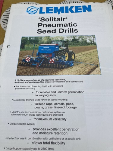 Lemken solitair seed drill - solitair,