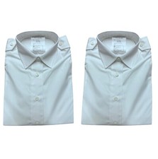 WOMENS RN SHIRT- Sizes , PACK OF 2 Royal Navy Naval Long sleeve White  British