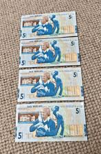 RBS 4 x £5 in sequence Jack